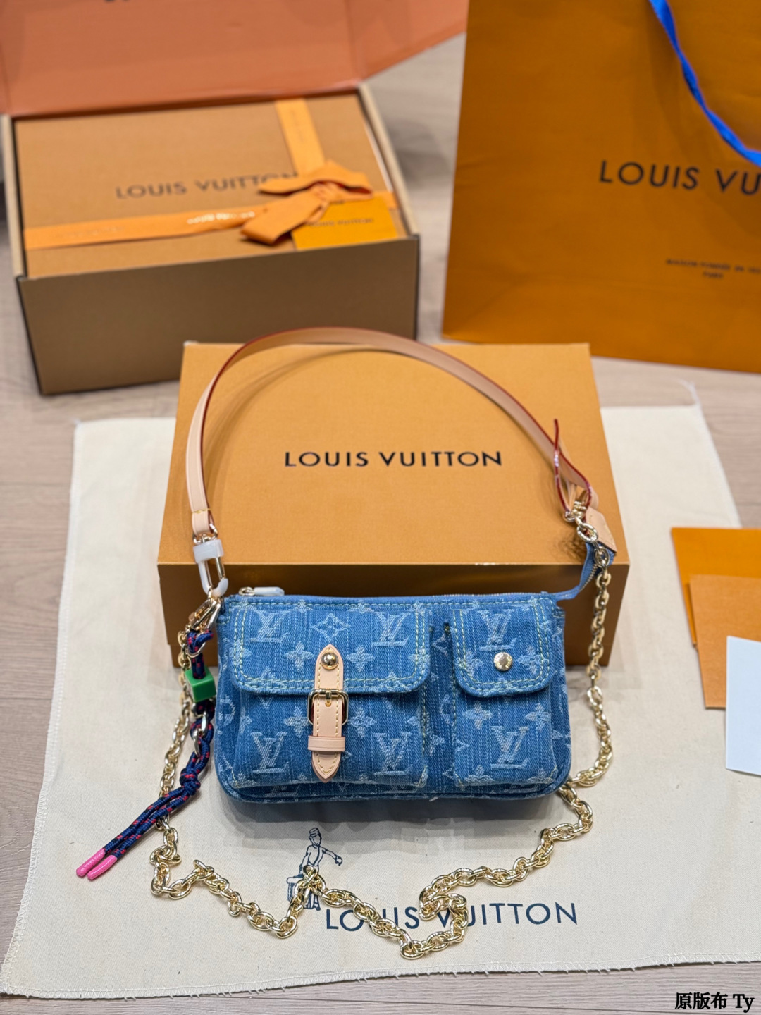 Louis Vuitton Cargo Denim Bag SS2026 Small