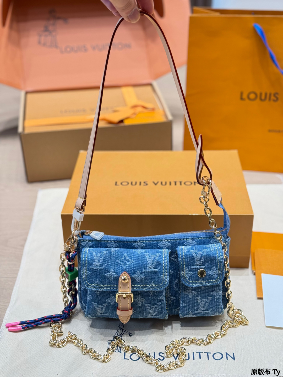Louis Vuitton Cargo Denim Bag SS2026 Small view