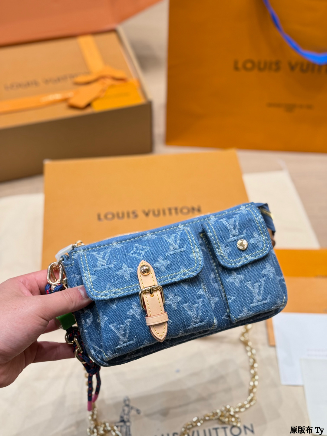 Louis Vuitton Cargo Denim Bag SS2026 Small view