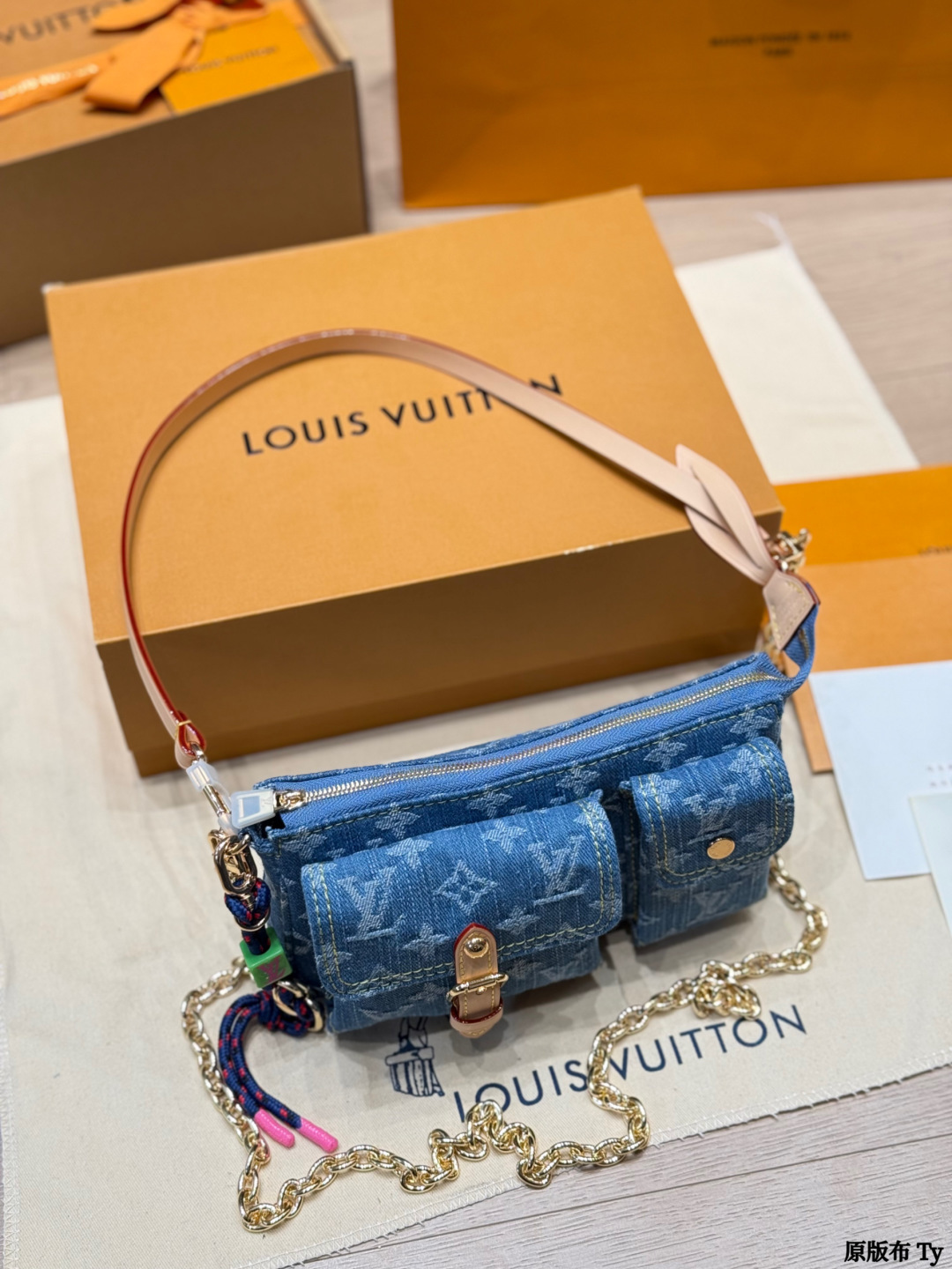 Louis Vuitton Cargo Denim Bag SS2026 Small view