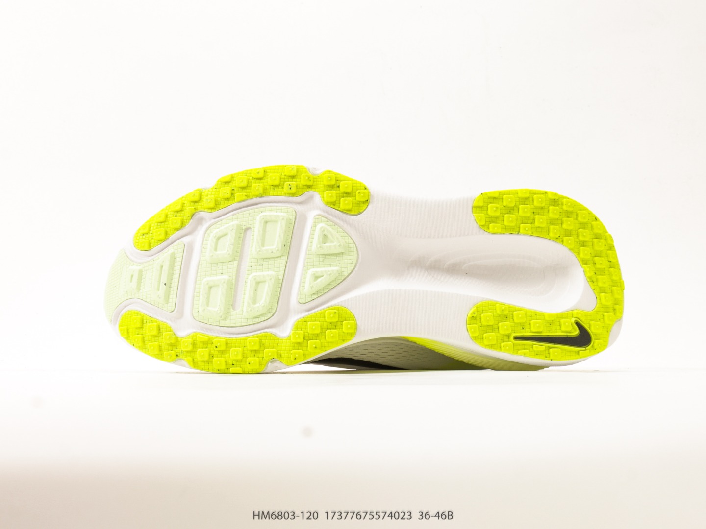 Nike Vomero 18 White Volt Running Shoe view