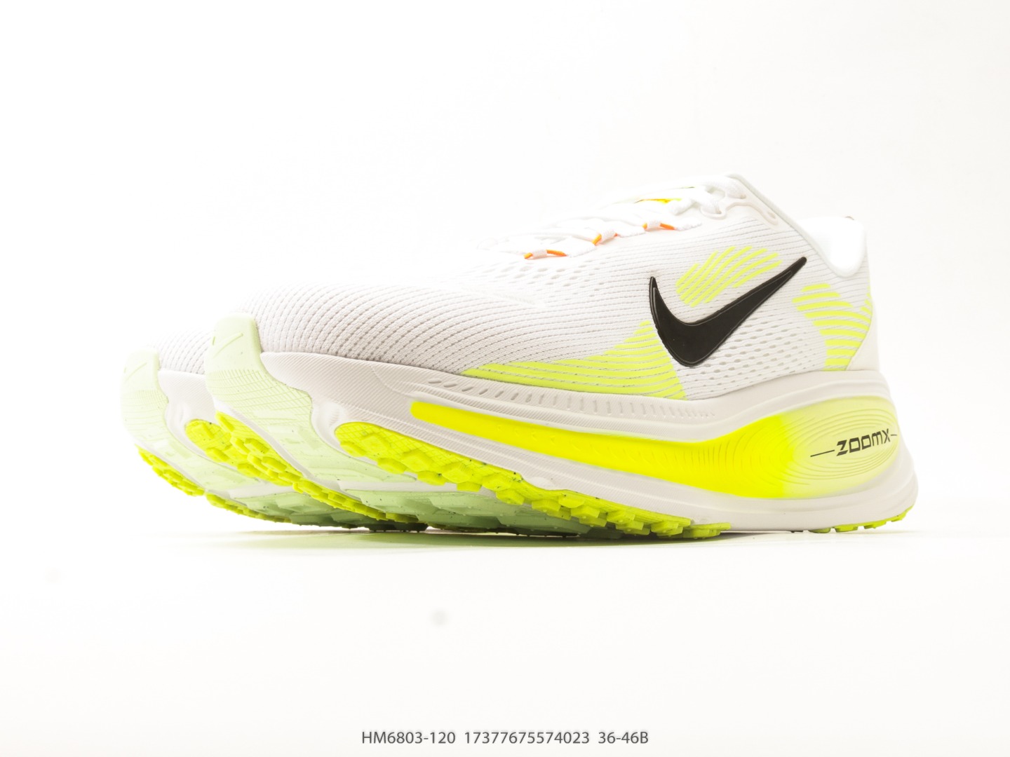 Nike Vomero 18 White Volt Running Shoe view