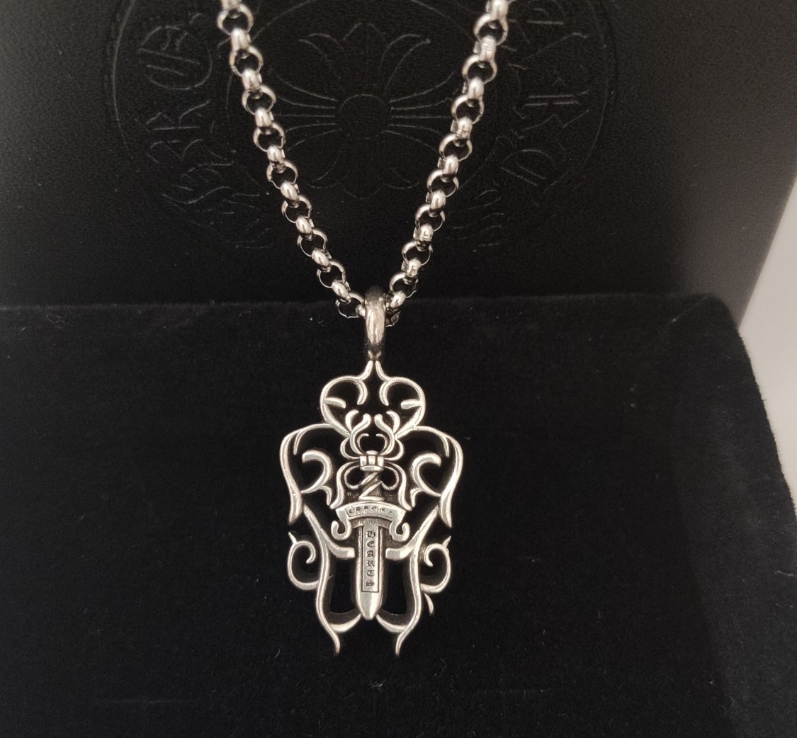 Chrome Hearts Sword Cross Pendant Necklace view