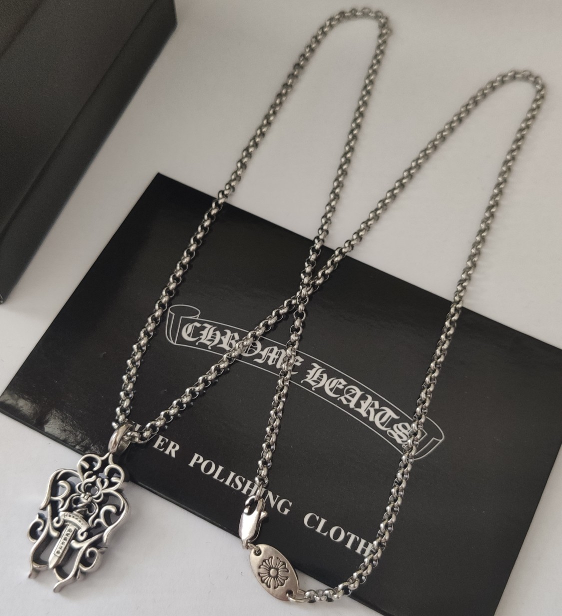 Chrome Hearts Sword Cross Pendant Necklace view