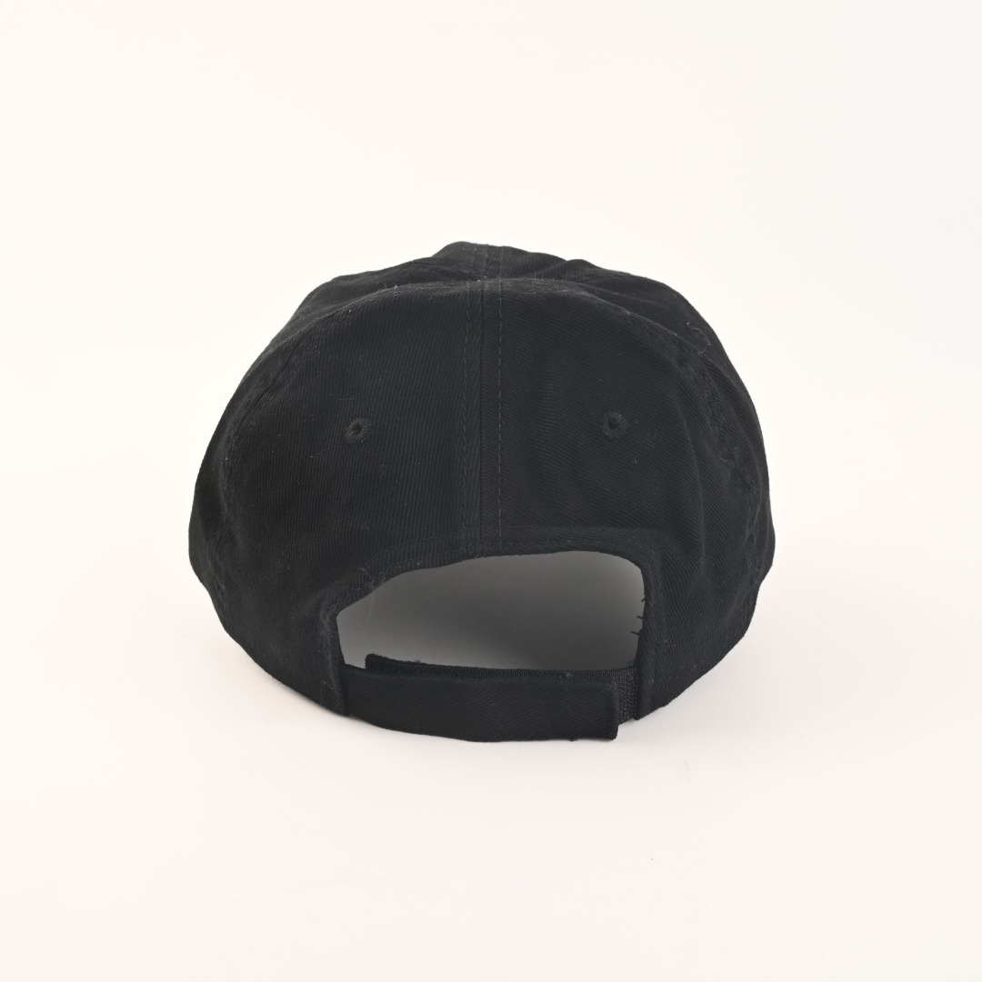 Balenciaga BLCG 3B Heavy Embroidery Washed Corner-Cut Soft Baseball Cap view