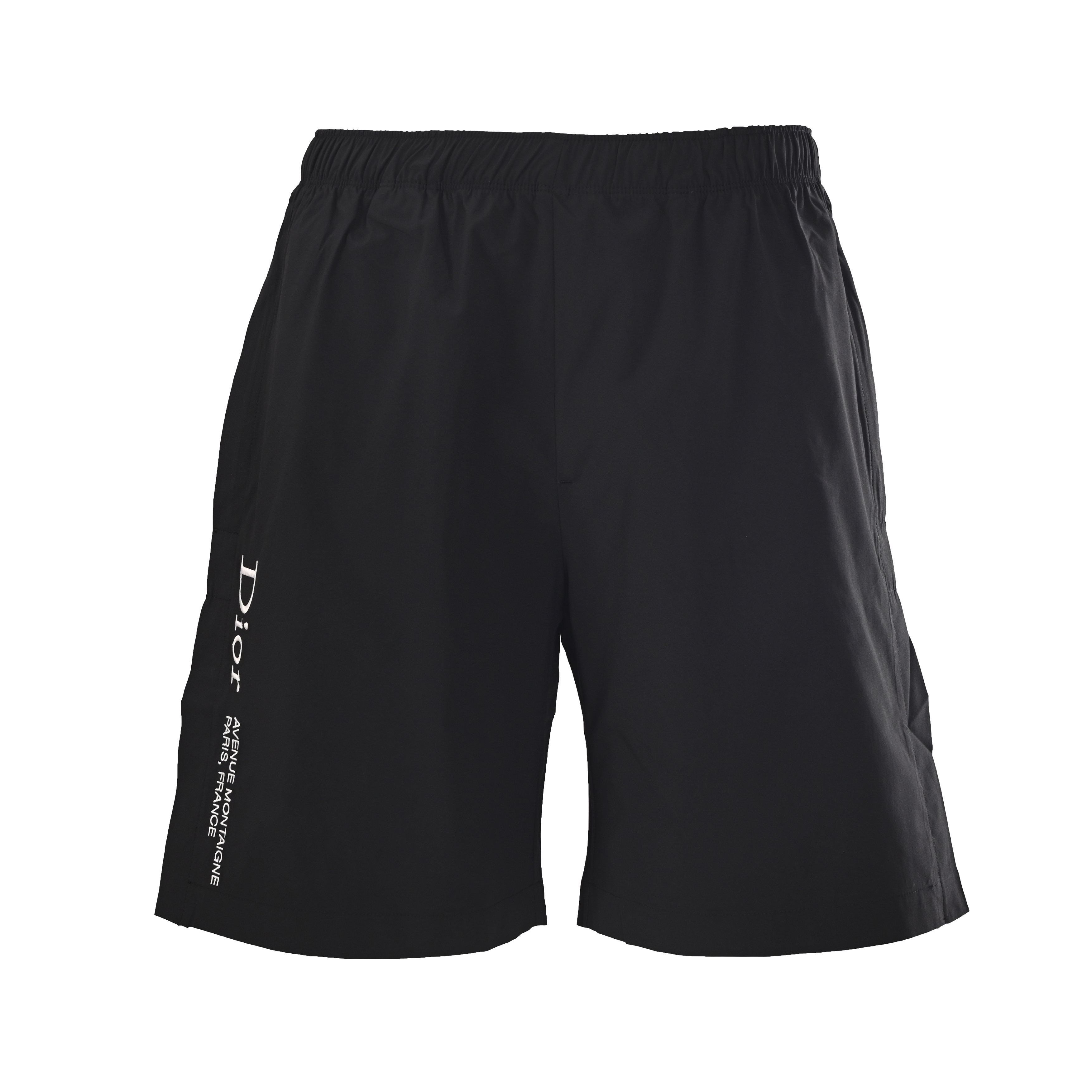 Dior CD Side-Logo Zip-Pocket Shorts Black
