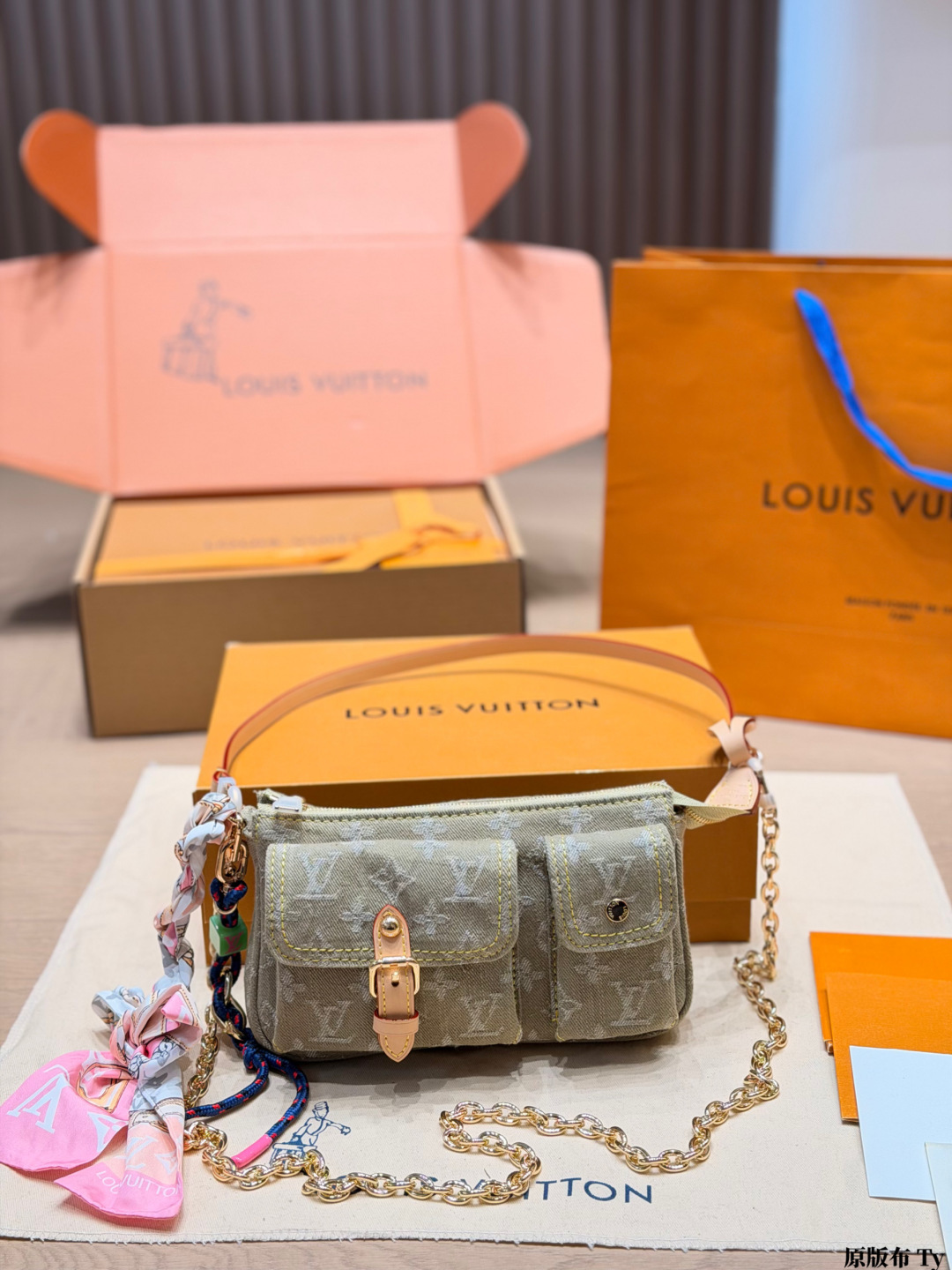 Louis Vuitton Cargo Denim Bag SS2026 Large view