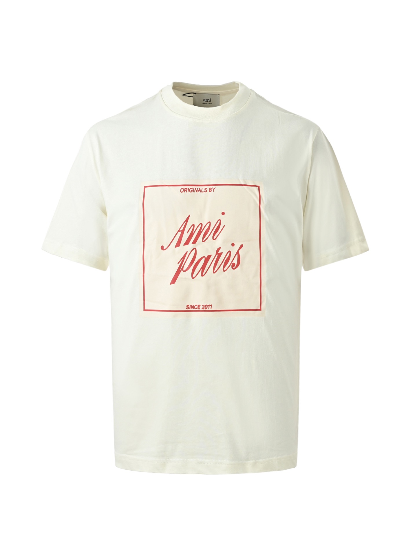 Ami Paris Retro Letter Print Tee 26SS view