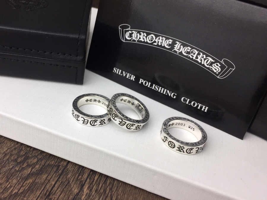 Chrome Hearts Gothic Script Text Ring view
