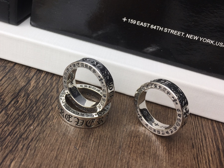 Chrome Hearts Gothic Script Text Ring view