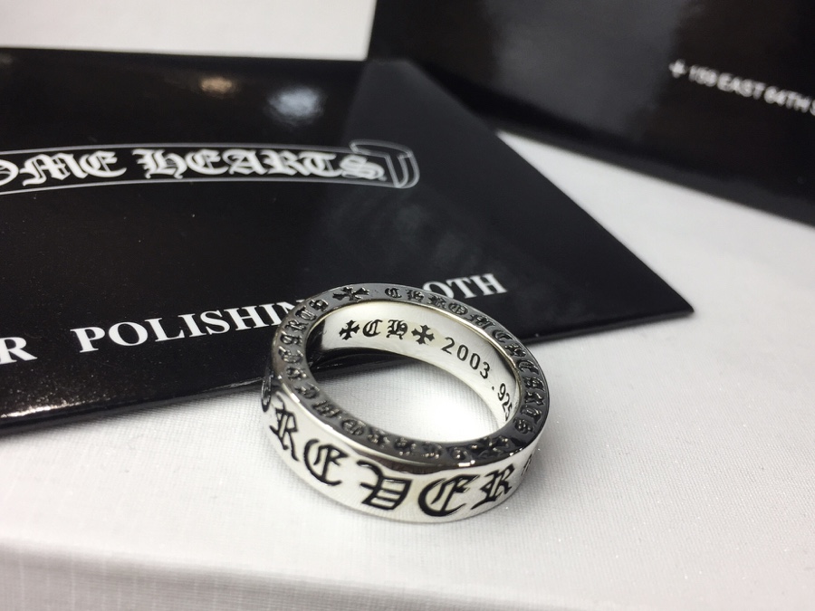 Chrome Hearts Gothic Script Text Ring view
