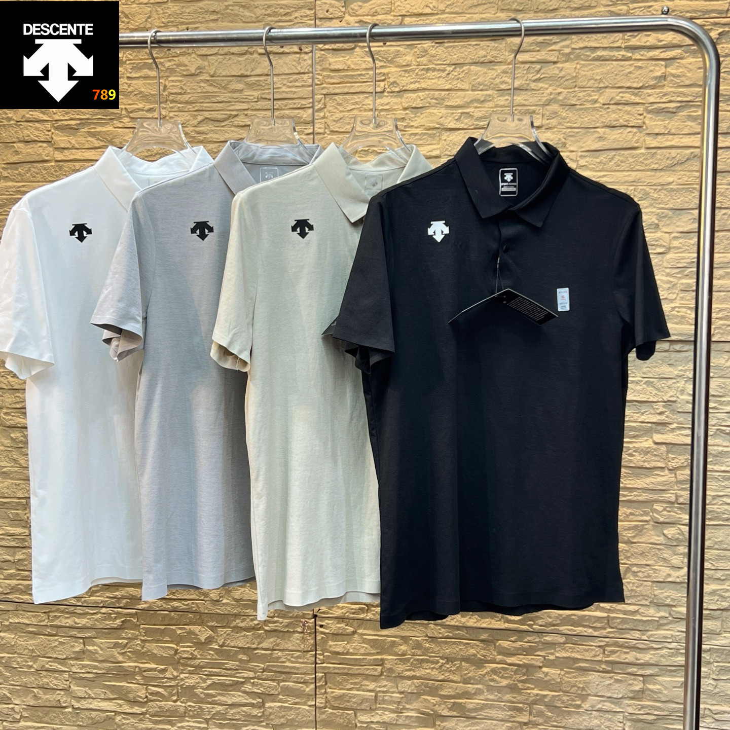 Descente 26SS Ice-Cool Seamless Polo Shirt view