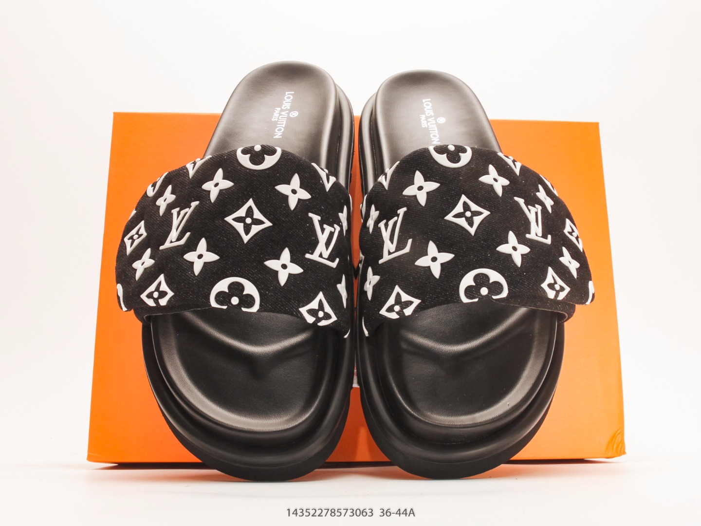 Louis Vuitton Monogram Studded Flat Slide Sandal