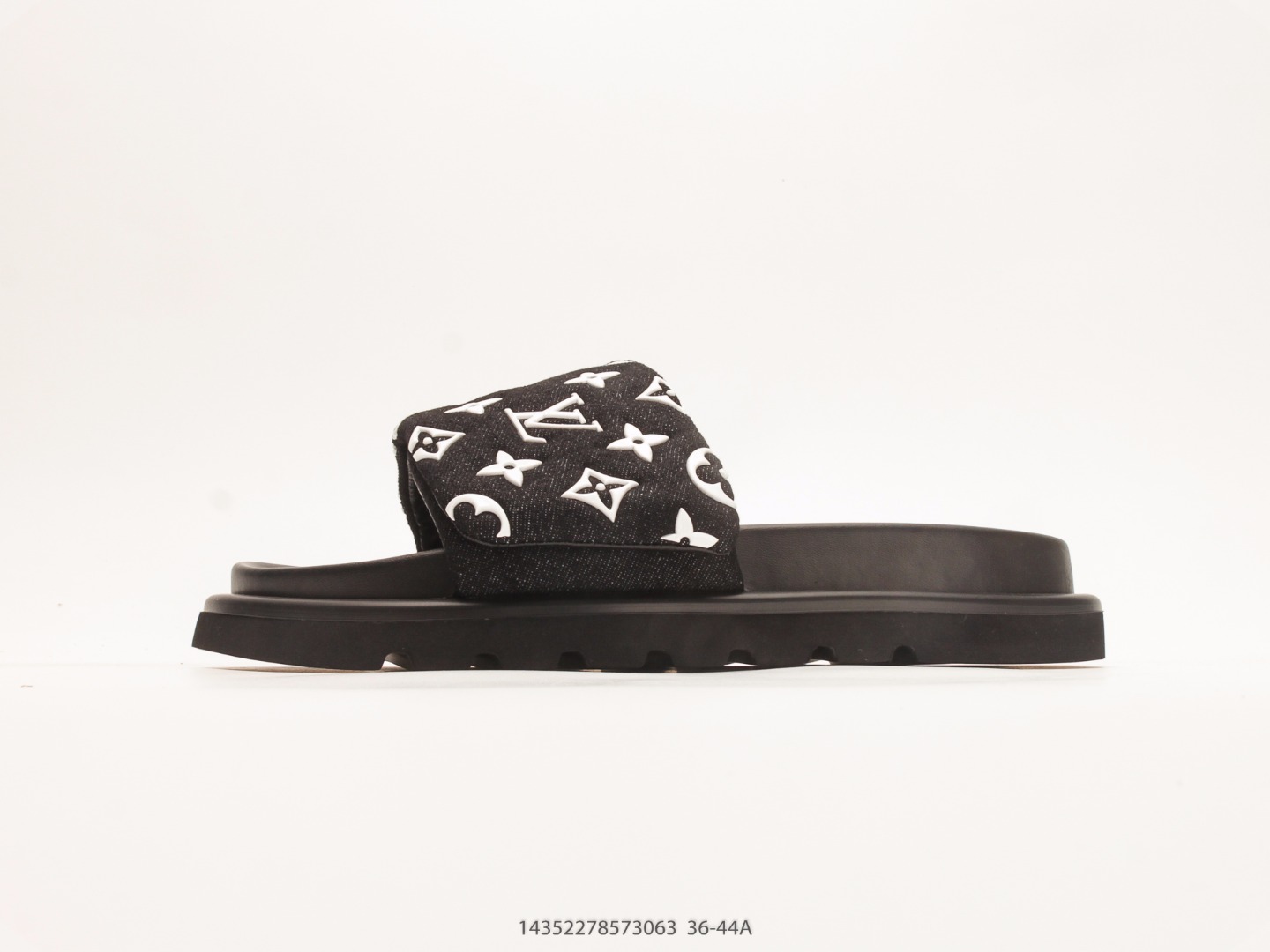 Louis Vuitton Monogram Studded Flat Slide Sandal view