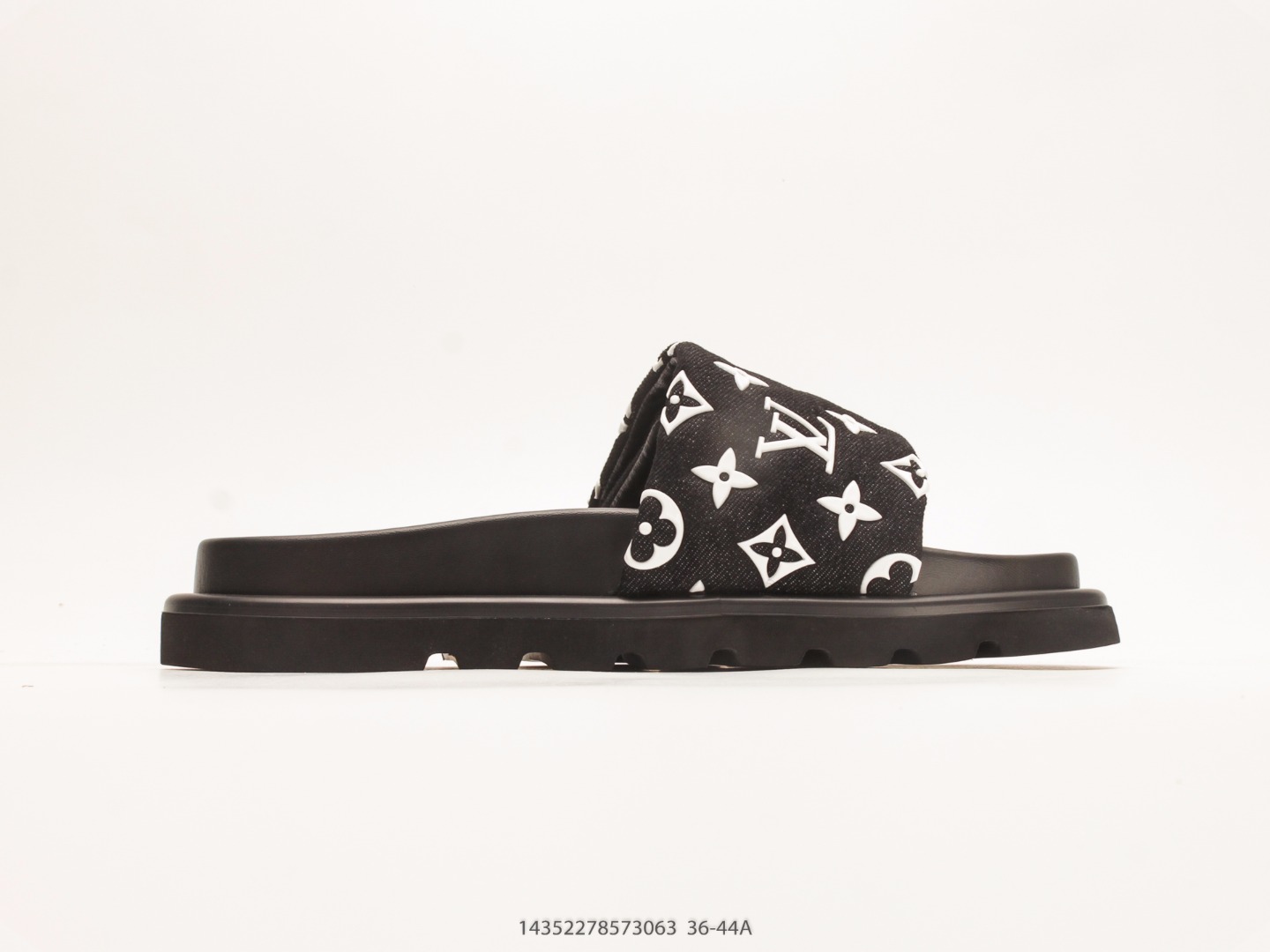 Louis Vuitton Monogram Studded Flat Slide Sandal view