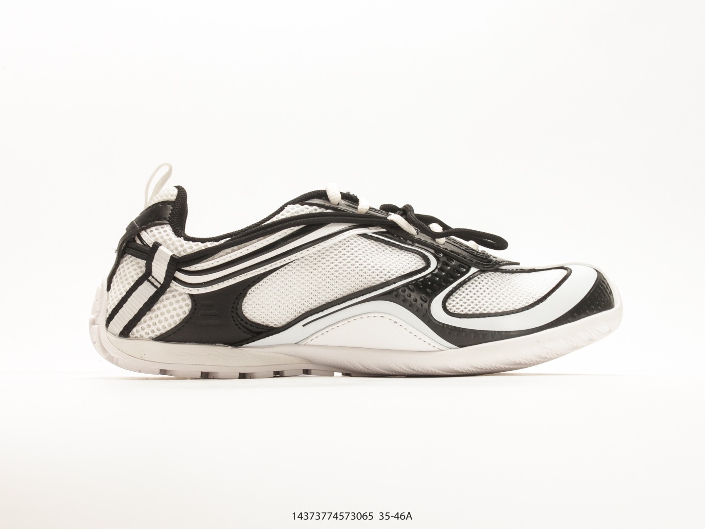 Balenciaga Monday Sneaker Black White view
