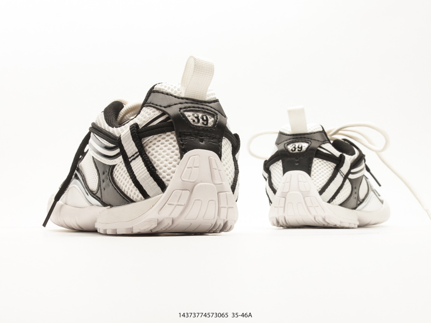 Balenciaga Monday Sneaker Black White view