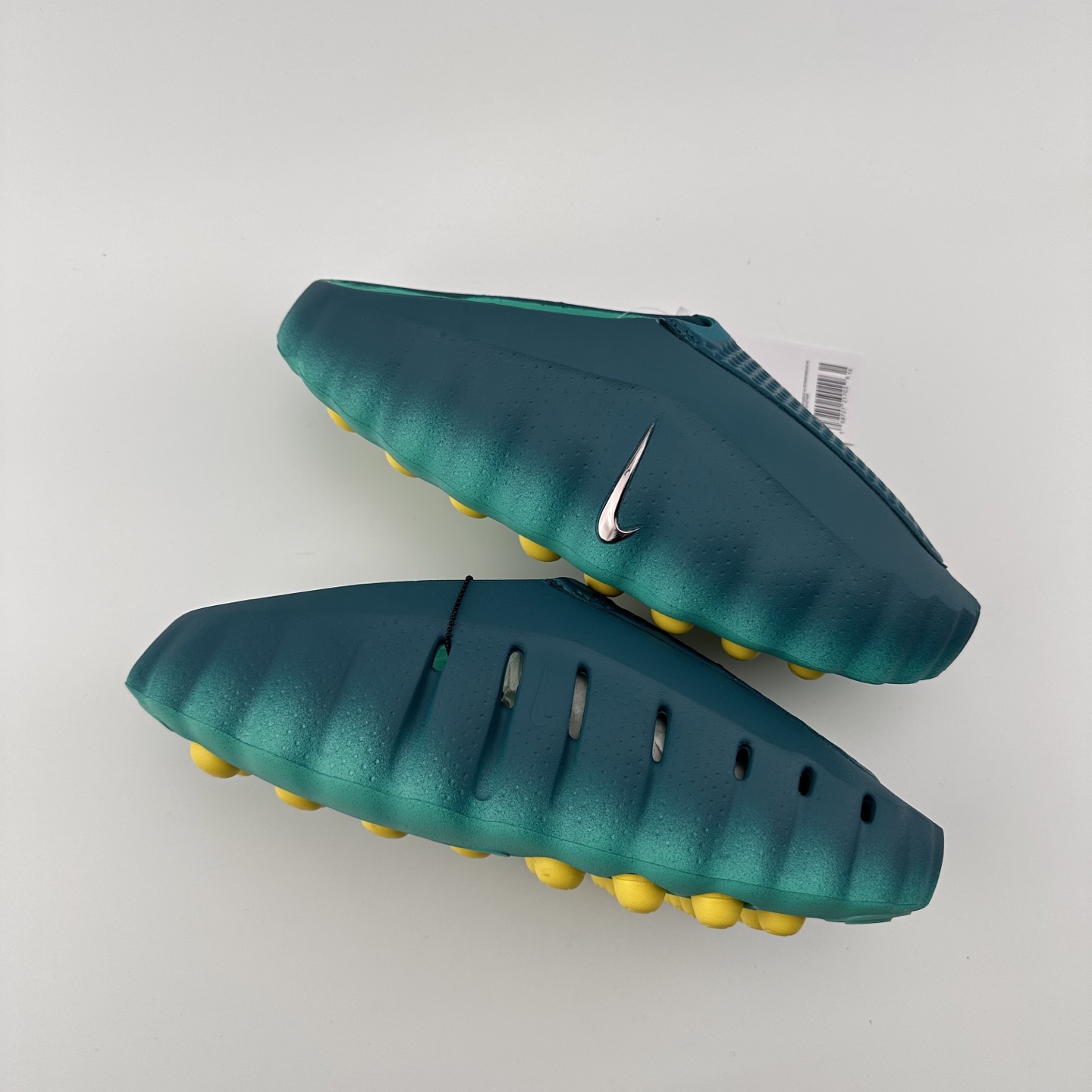 Nike Mind 001 Recovery Slide Teal/Yellow view