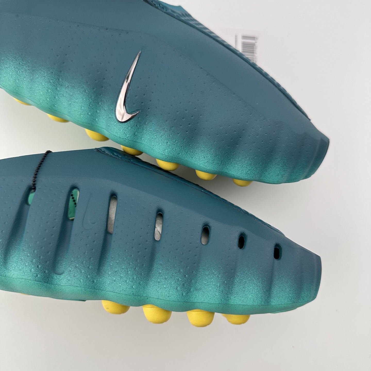 Nike Mind 001 Recovery Slide Teal/Yellow view