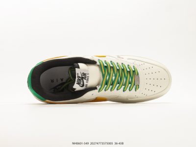 Nike Air Force 1 Low Sail Gold Yellow Green (NH0601-549) view 3