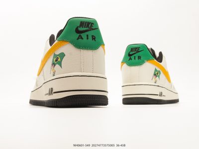 Nike Air Force 1 Low Sail Gold Yellow Green (NH0601-549) view 6