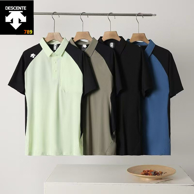 Descente Silicone Logo Ice-Feel Quick-Dry Polo Shirt Summer 2026