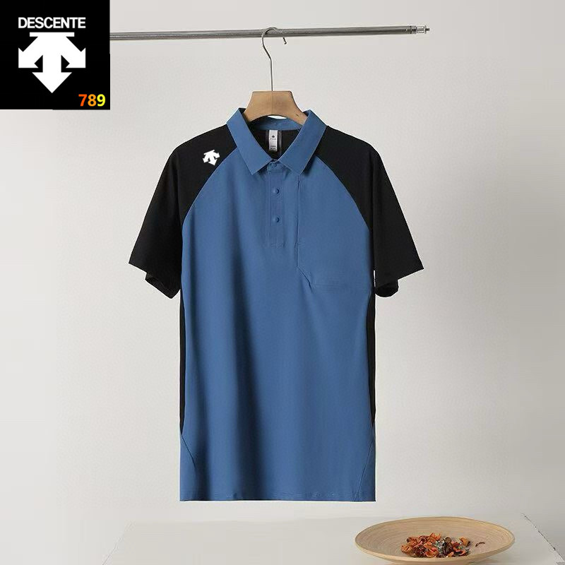 Descente Silicone Logo Ice-Feel Quick-Dry Polo Shirt Summer 2026 view