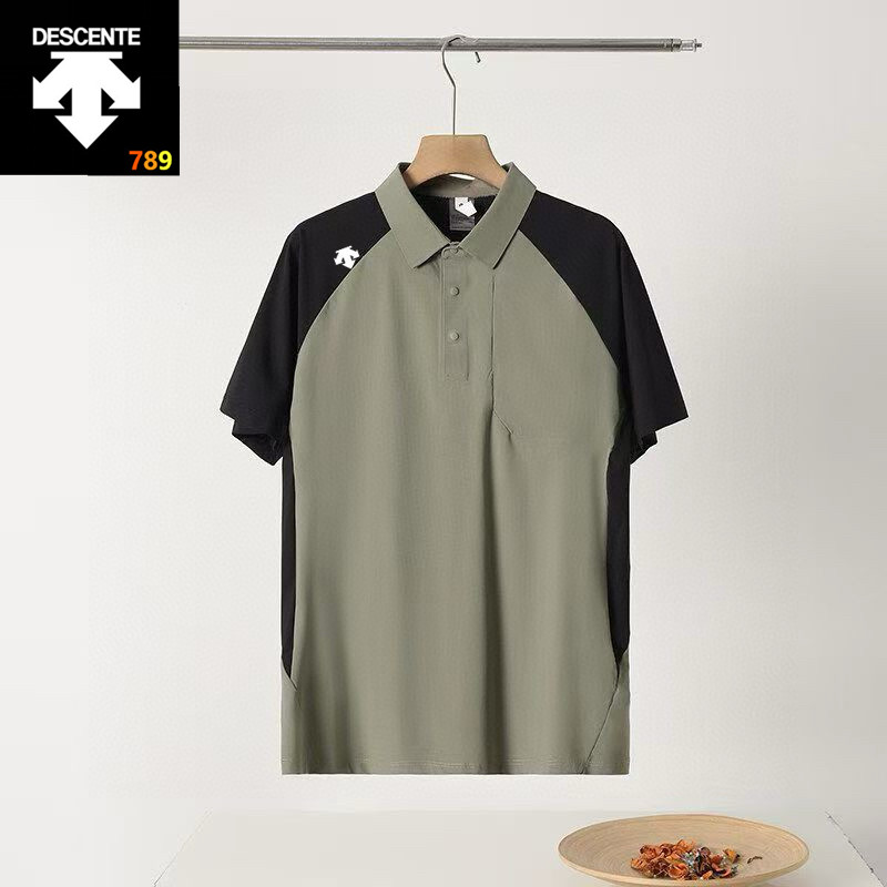 Descente Silicone Logo Ice-Feel Quick-Dry Polo Shirt Summer 2026 view