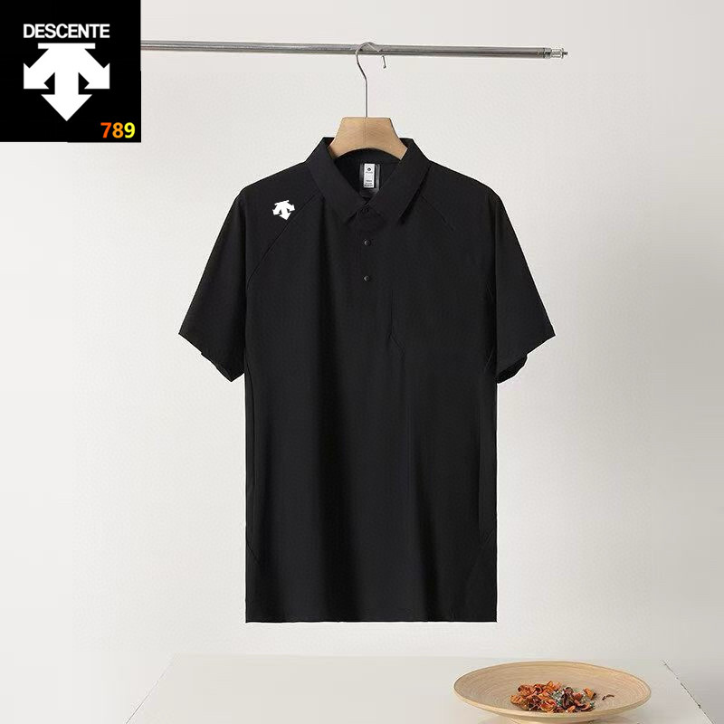 Descente Silicone Logo Ice-Feel Quick-Dry Polo Shirt Summer 2026 view