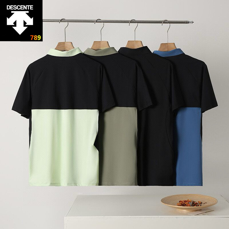Descente Silicone Logo Ice-Feel Quick-Dry Polo Shirt Summer 2026 view