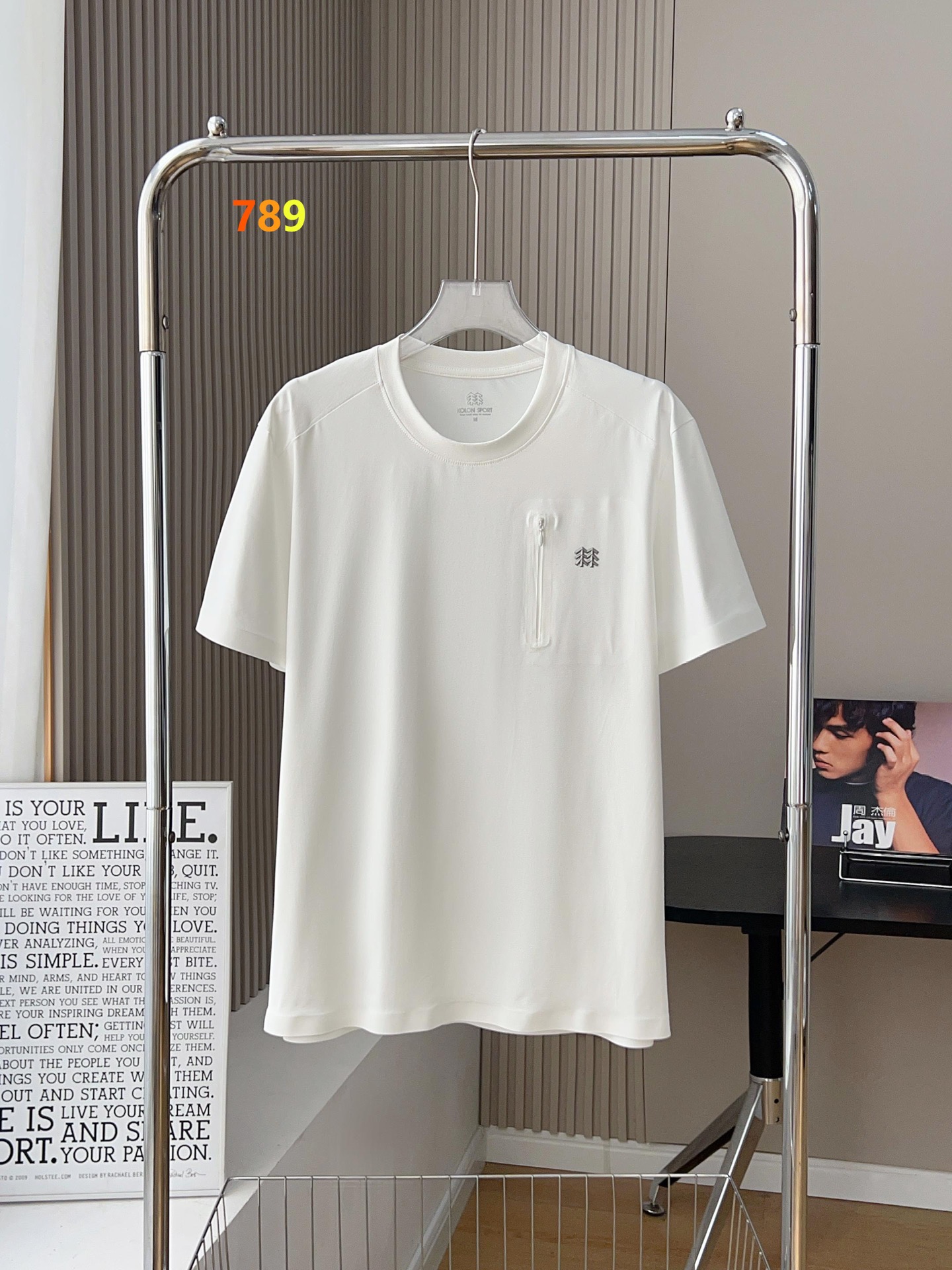 Kolon Sport Zip-Pocket Quick-Dry Tee view