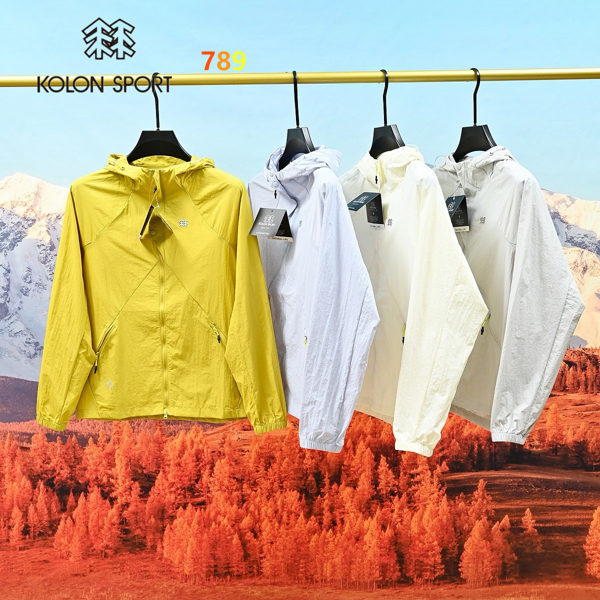 Kolon Sport U+ Hooded Ice-Silk Sun Jacket