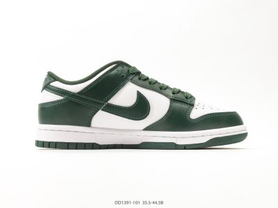 Nike Dunk Low White Black view 2