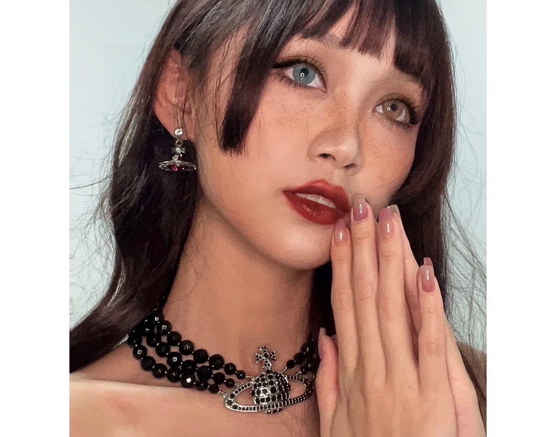 Vivienne Westwood Classic Saturn Crystal Necklace view