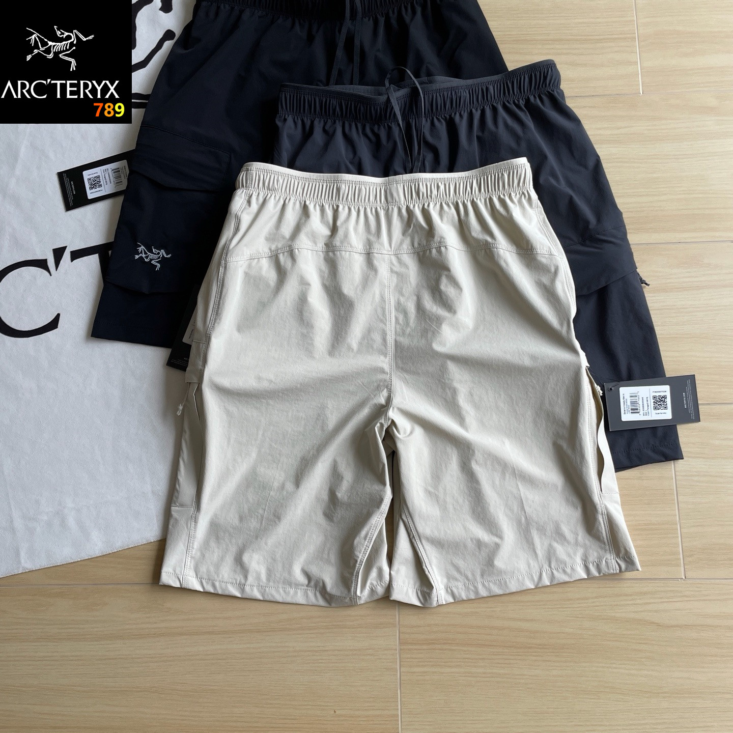 Arc'teryx Men's Ice-Silk Woven Outdoor Shorts Black view