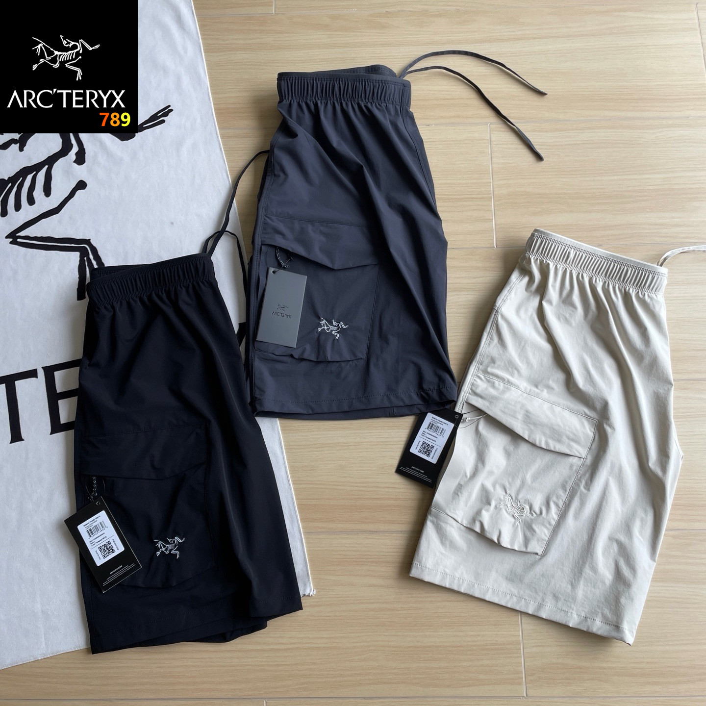 Arc'teryx Men's Ice-Silk Woven Outdoor Shorts Black view