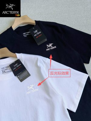 Arc'teryx Reflective Logo Unisex Cotton T-Shirt view 4