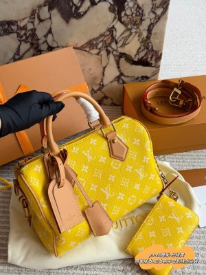 Louis Vuitton Speedy P209 NIGO Monogram Cherry Blossom Bag