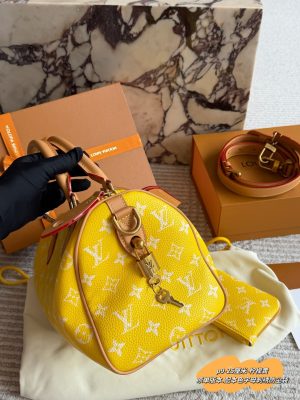 Louis Vuitton Speedy P209 NIGO Monogram Cherry Blossom Bag view 4