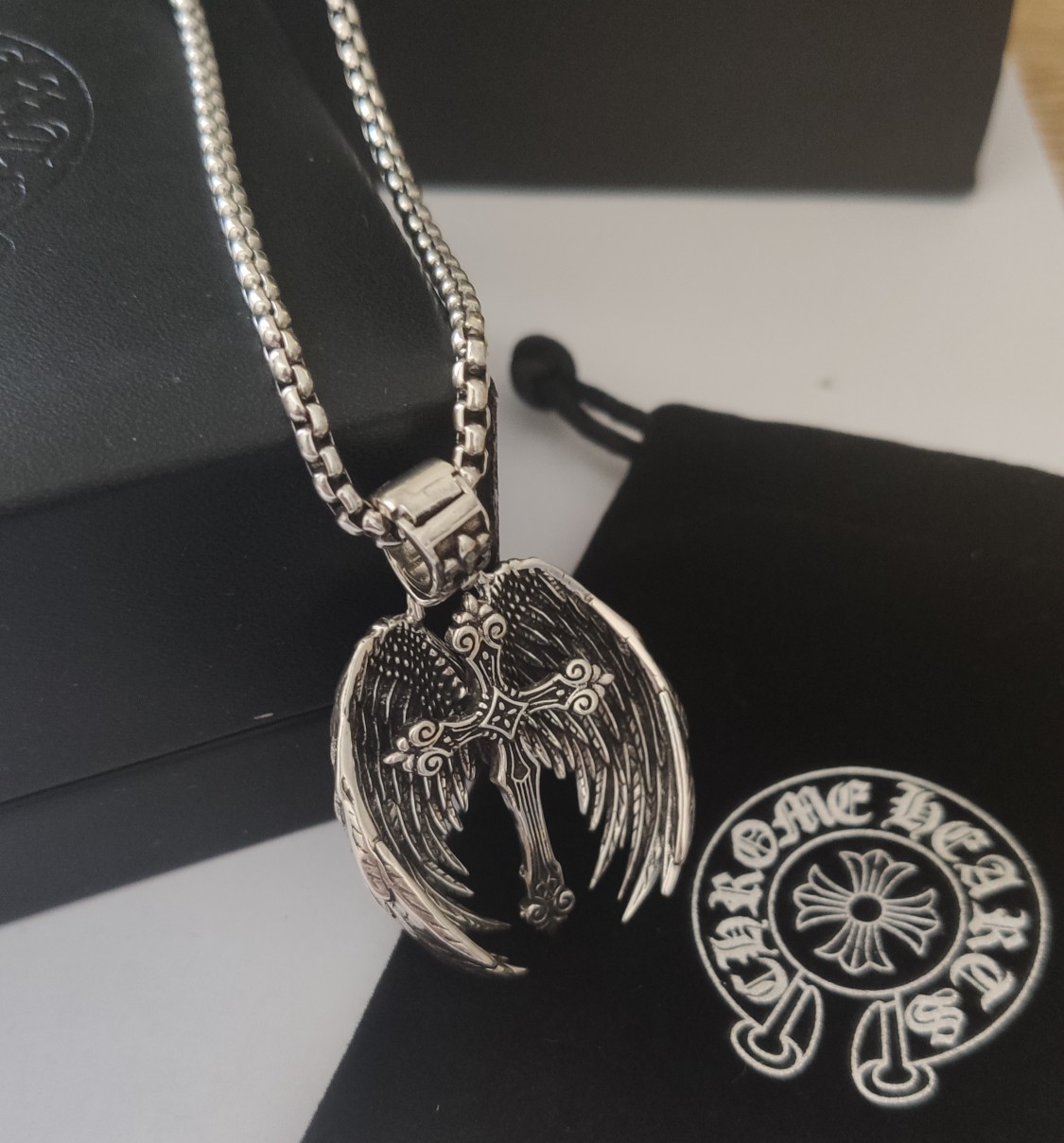 Chrome Hearts Angel Wing Pendant view