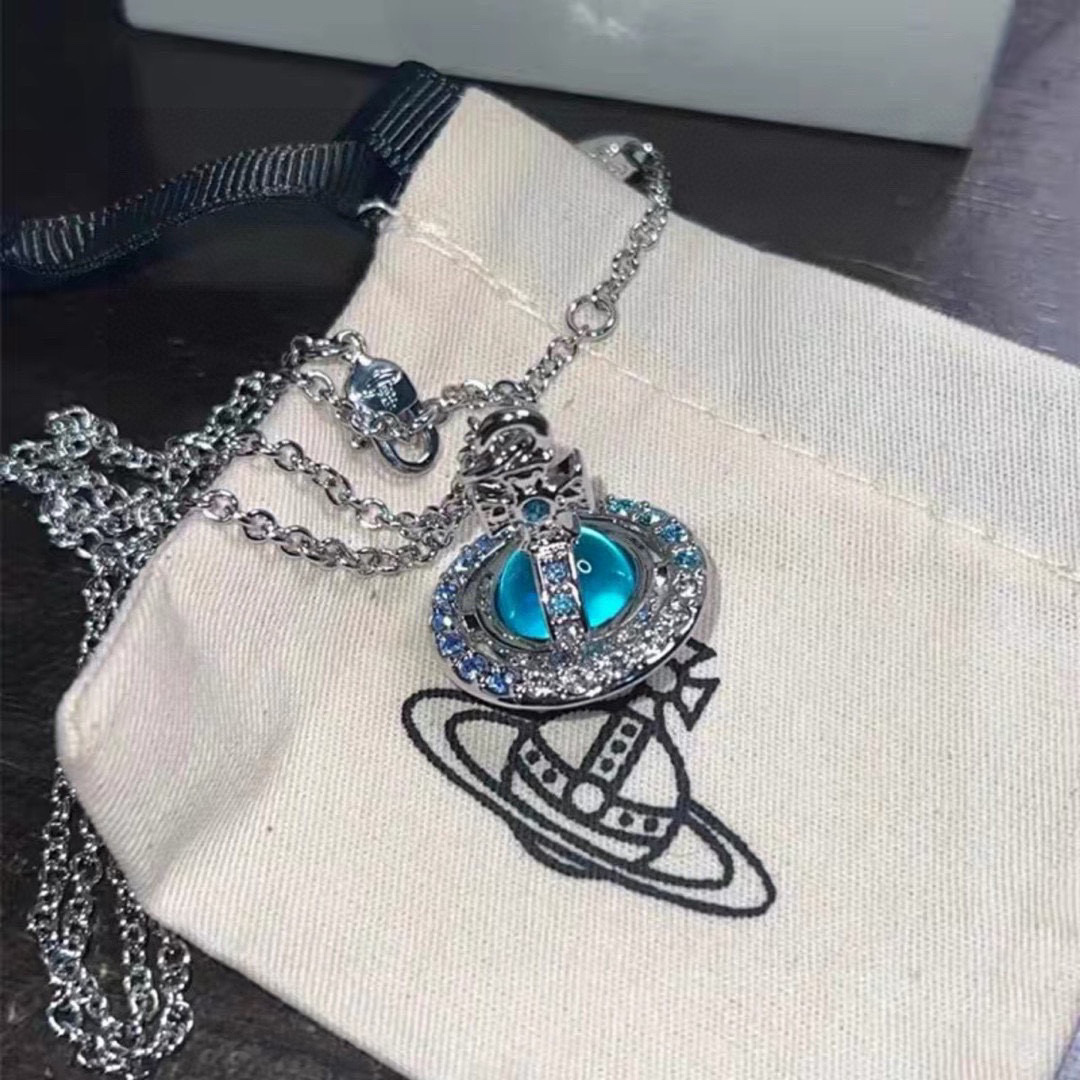 Vivienne Westwood Large Saturn Necklace