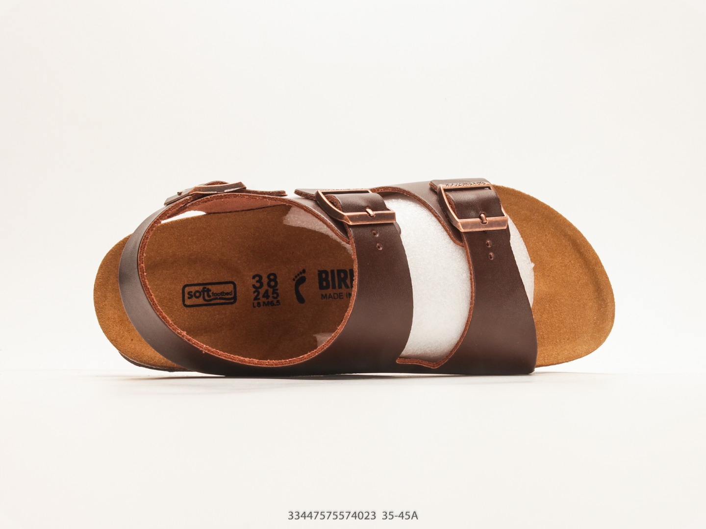 Birkenstock Arizona Double-Buckle Suede Leather Sandal view