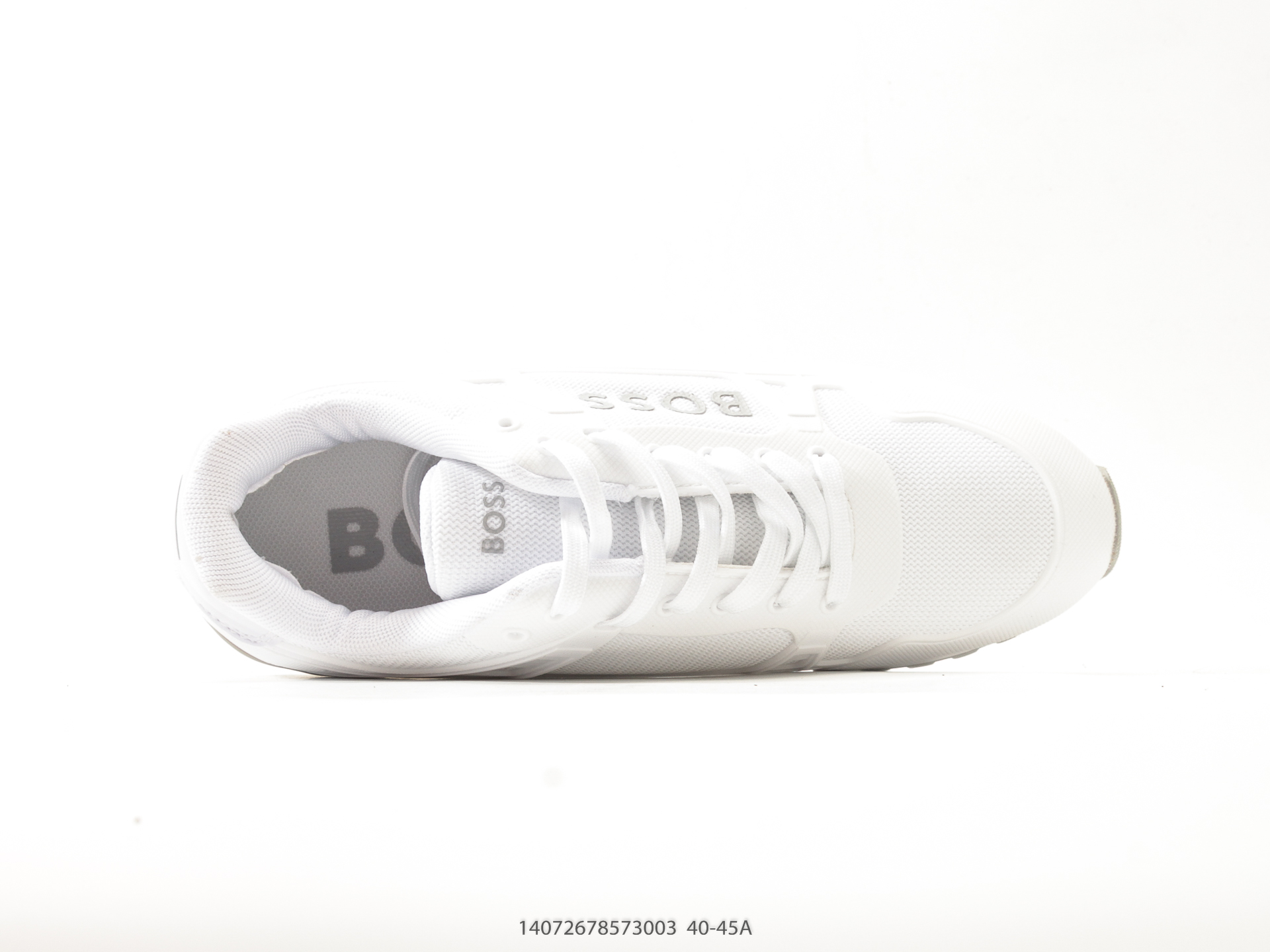 Hugo Boss Leather Nappa Mesh Low Dress Sneaker view