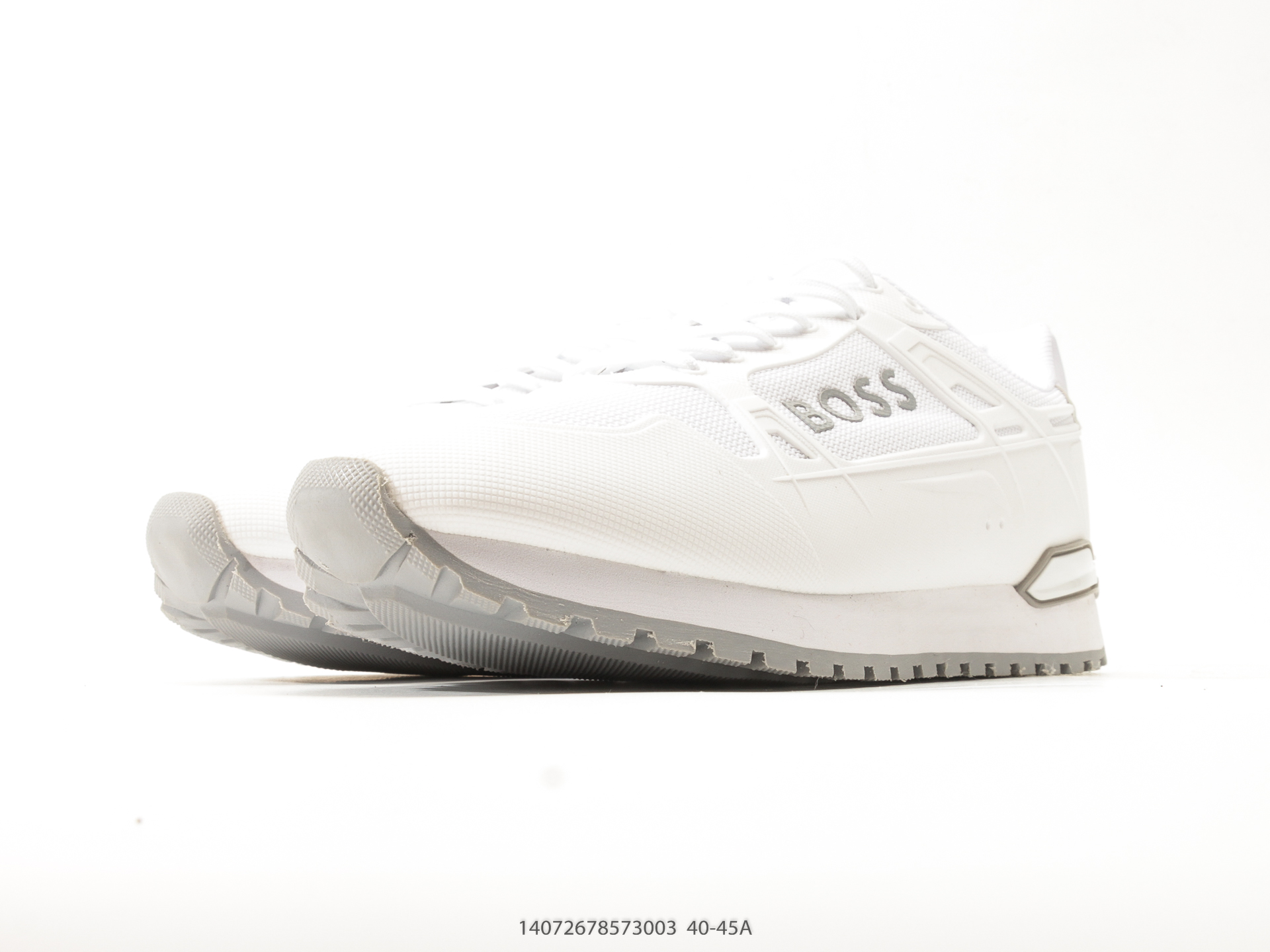Hugo Boss Leather Nappa Mesh Low Dress Sneaker view