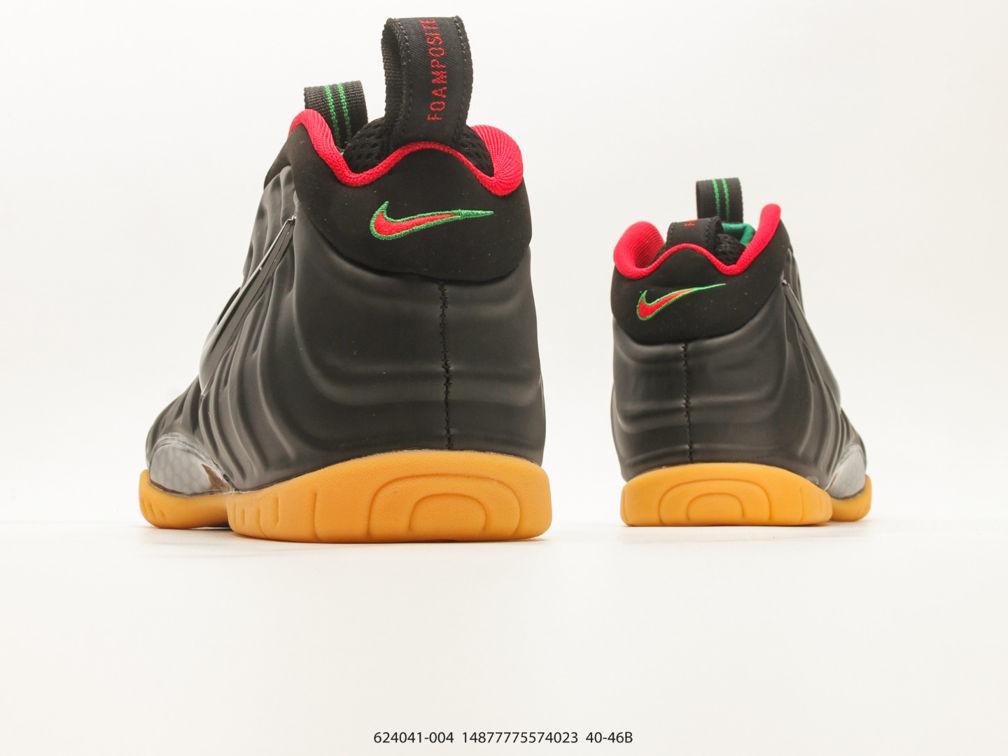 Nike Air Foamposite One Black Gum view