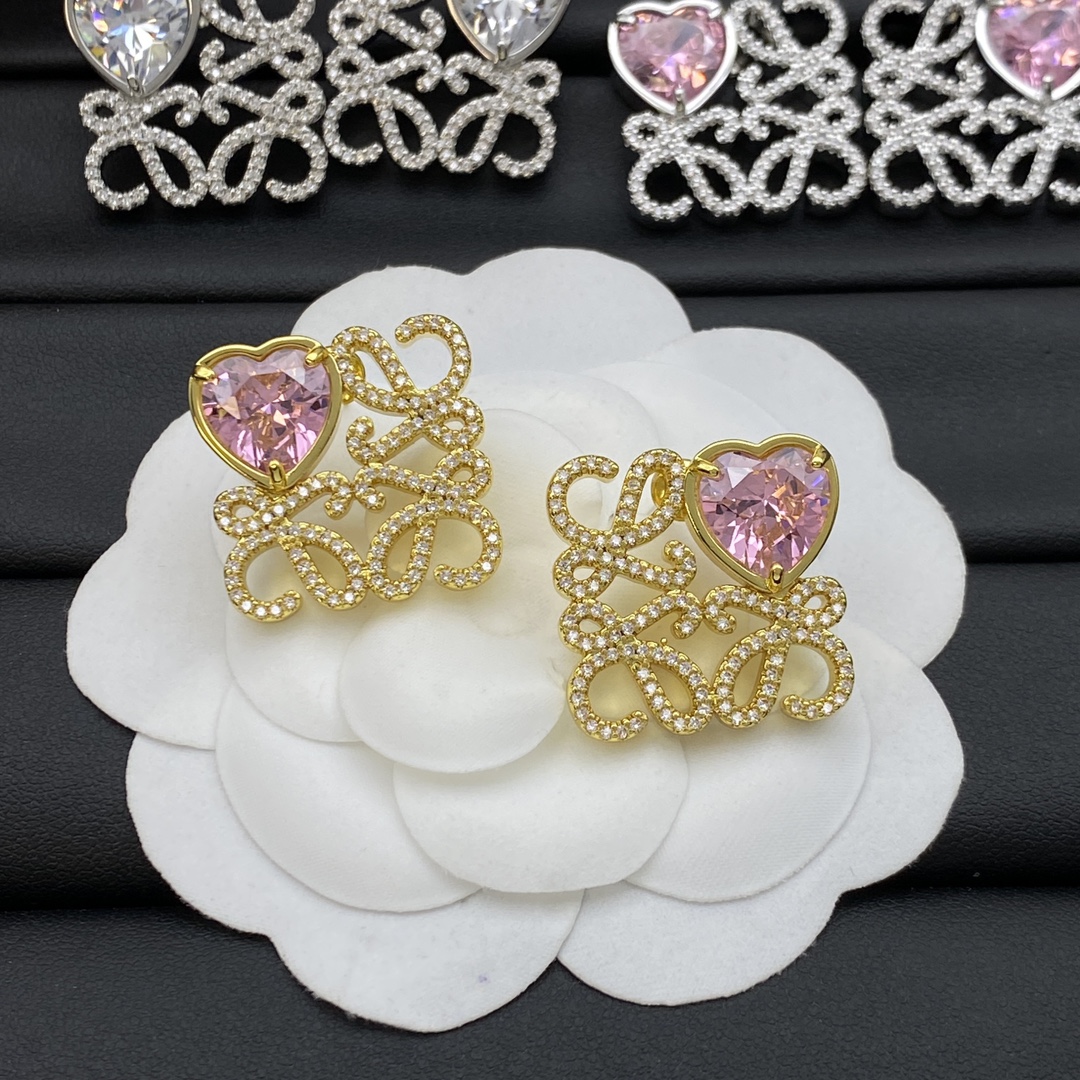 Loewe New-Arrival Anagram Logo Stud Earrings view