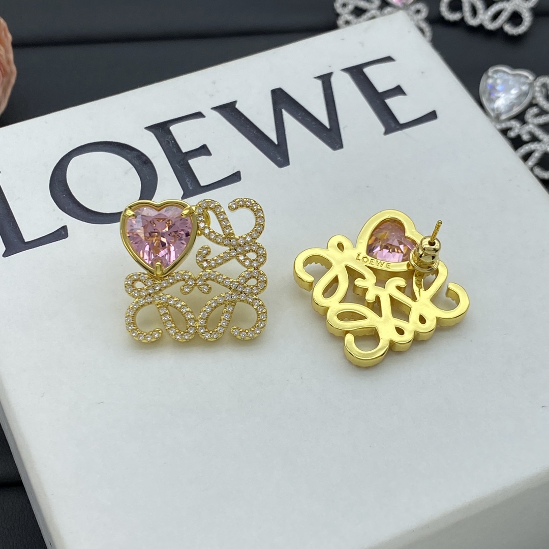 Loewe New-Arrival Anagram Logo Stud Earrings view