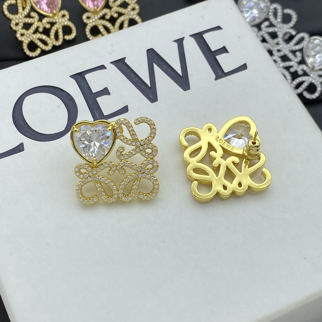 Loewe New-Arrival Anagram Logo Stud Earrings view