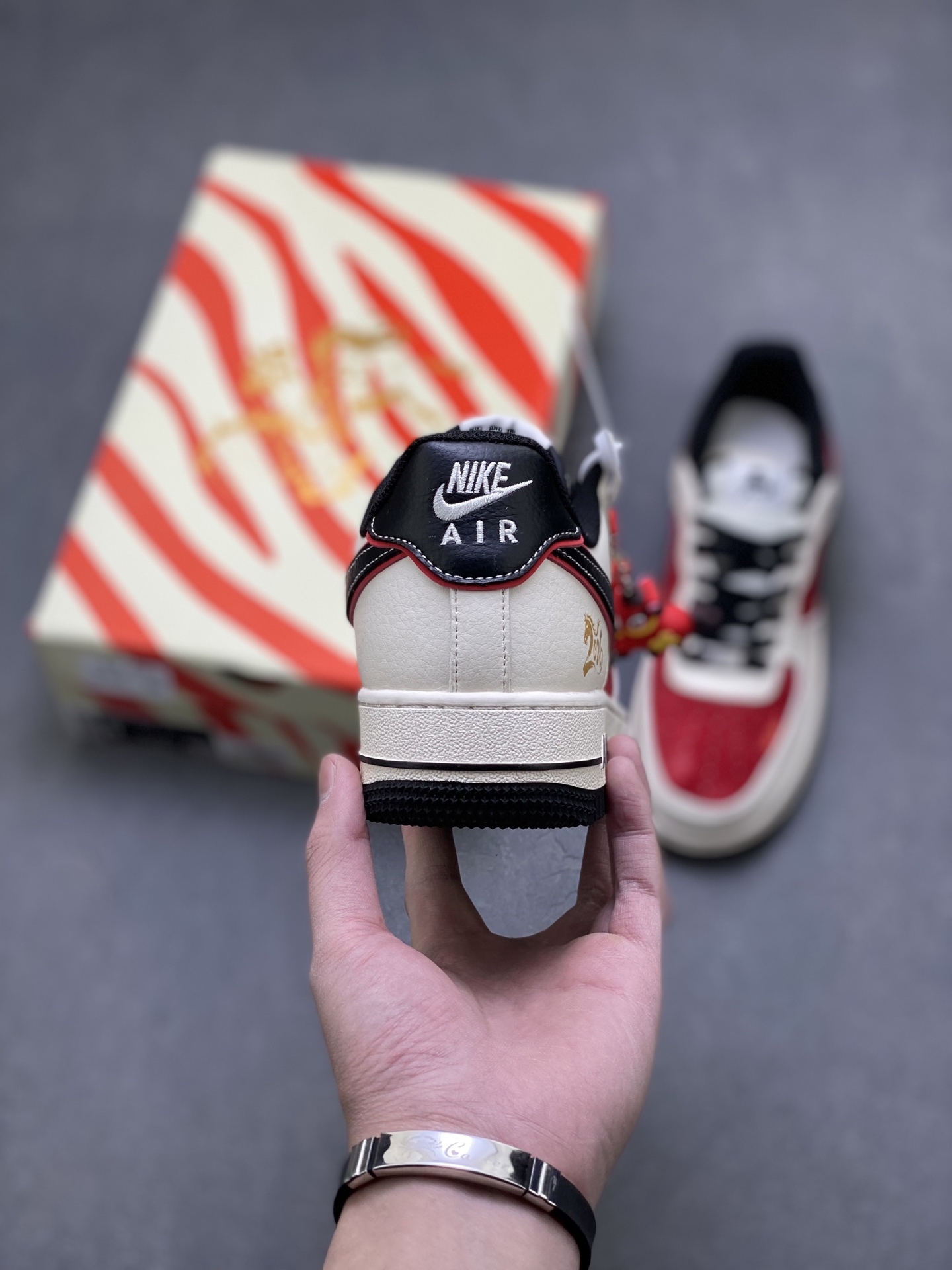 Nike Air Force 1 '07 Low Industrial Blue White view