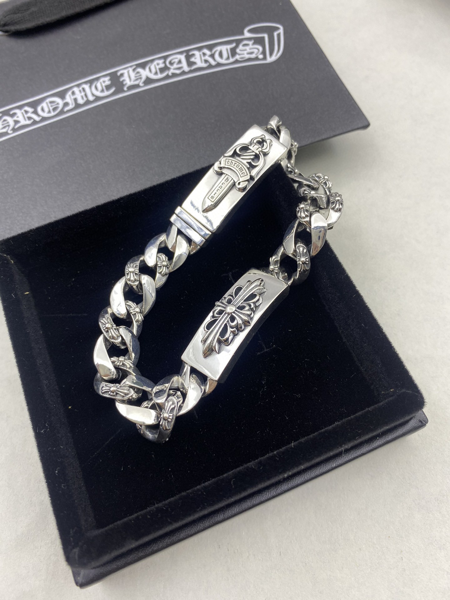 Chrome Hearts Cross Chain Bracelet 20cm (Hot Seller) view